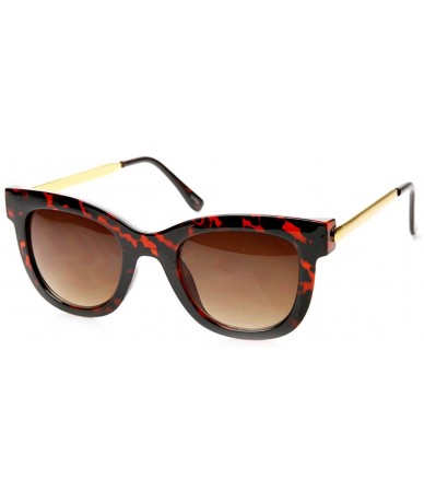 Wayfarer Celebrity Inspired Gangnam Style Horn Rimmed PSY Sunglasses (Dark Tortoise) - CG11C3T5I0P $11.89