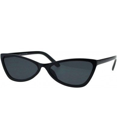 Butterfly Wide Cateye Butterfly Frame Sunglasses Womens Chic Trendy Fashion UV 400 - Black - C318H8IYWUD $19.93