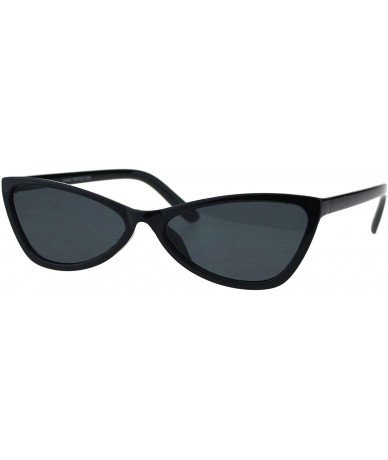 Butterfly Wide Cateye Butterfly Frame Sunglasses Womens Chic Trendy Fashion UV 400 - Black - C318H8IYWUD $9.96