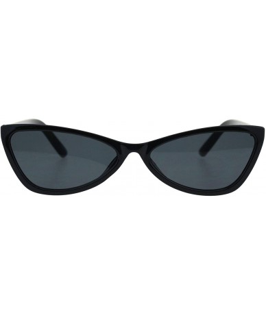 Butterfly Wide Cateye Butterfly Frame Sunglasses Womens Chic Trendy Fashion UV 400 - Black - C318H8IYWUD $9.96