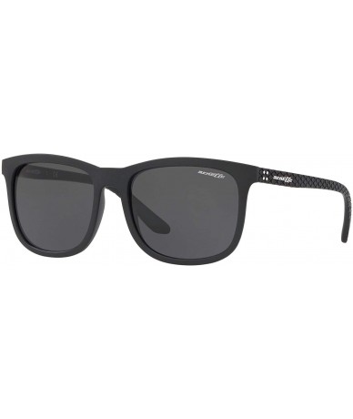Square Men's AN4240 Chenga Square Sunglasses- Matte Black/Grey- 56 mm - CG18O56H6YM $120.87
