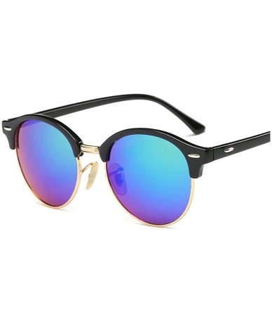 Goggle Hot Sunglasses Women Popular Er Retro Men Summer Style Sun Glasses - C4greenmirror - CR198AIQX2K $34.33