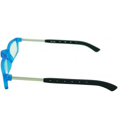 Rectangular Pocket FOLDING Reading Glasses R9299PZ - Blue - CV12FA0EFBZ $21.66