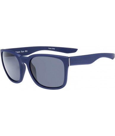 Square Mens Fashion Oversized Square Nylon Sunglasses 100% UV protection - Navyblue - CO18XULK2SH $36.13