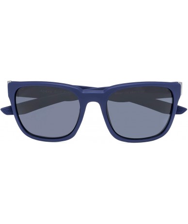 Square Mens Fashion Oversized Square Nylon Sunglasses 100% UV protection - Navyblue - CO18XULK2SH $36.13