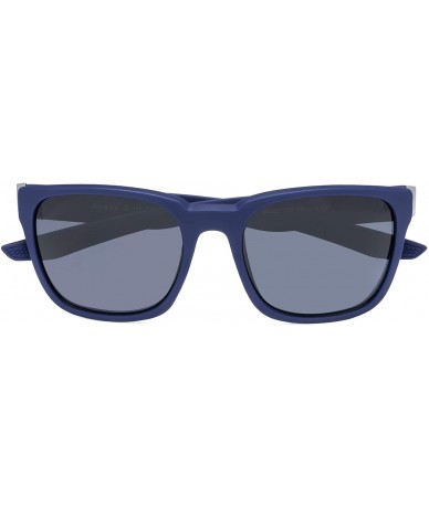 Square Mens Fashion Oversized Square Nylon Sunglasses 100% UV protection - Navyblue - CO18XULK2SH $14.08