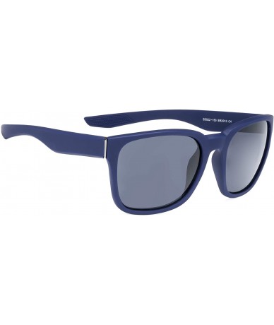 Square Mens Fashion Oversized Square Nylon Sunglasses 100% UV protection - Navyblue - CO18XULK2SH $36.13
