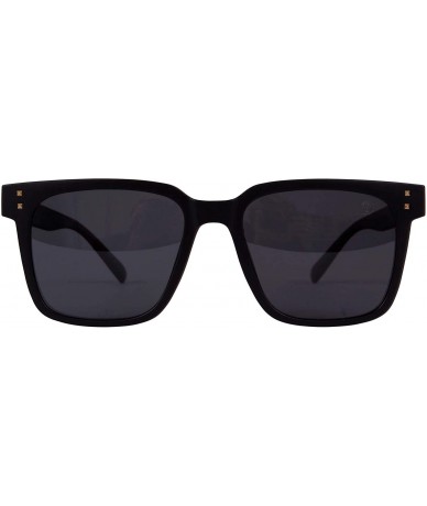 Square p534 Classic Square Polarized- for Mens 100% UV PROTECTION - Blackmatte-black - CK192TGAWYE $28.06