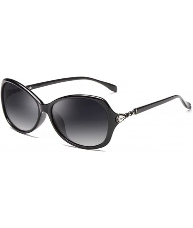 Round Shades Round Polarized Sunglasses for Women fashion tortoise classic cat eye womens sunglasses by W&Y A5 - Black - C718...