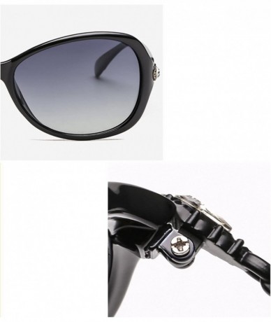 Round Shades Round Polarized Sunglasses for Women fashion tortoise classic cat eye womens sunglasses by W&Y A5 - Black - C718...