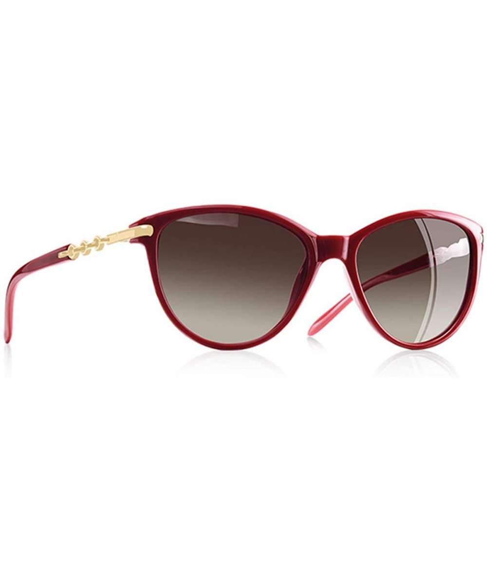 Square Polarized Sunglasses Glasses Gradient Feminino - C4red - C118A78KCWC $17.38