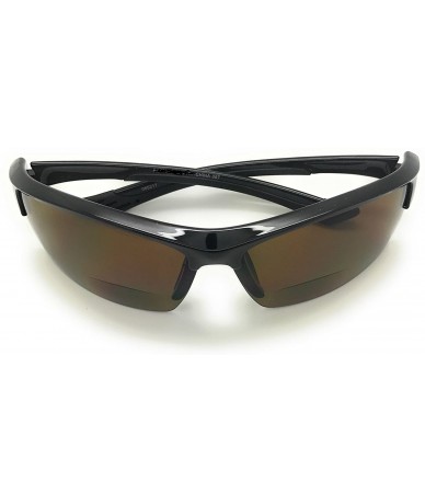 Wrap Bifocal Sunglasses Men Women Unbreakable%100 UV BIFOCAL Sunglasses Readers Motorcycle Cycling Golf - Brown - CB18E8K82XI...