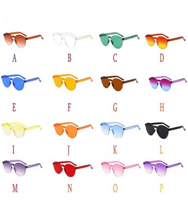 Rimless Women Men Fashion Clear Retro Polarized Sport Sunglasses Outdoor Frameless Eyewear Glasses - Purple -M - CU18OLMD86K ...