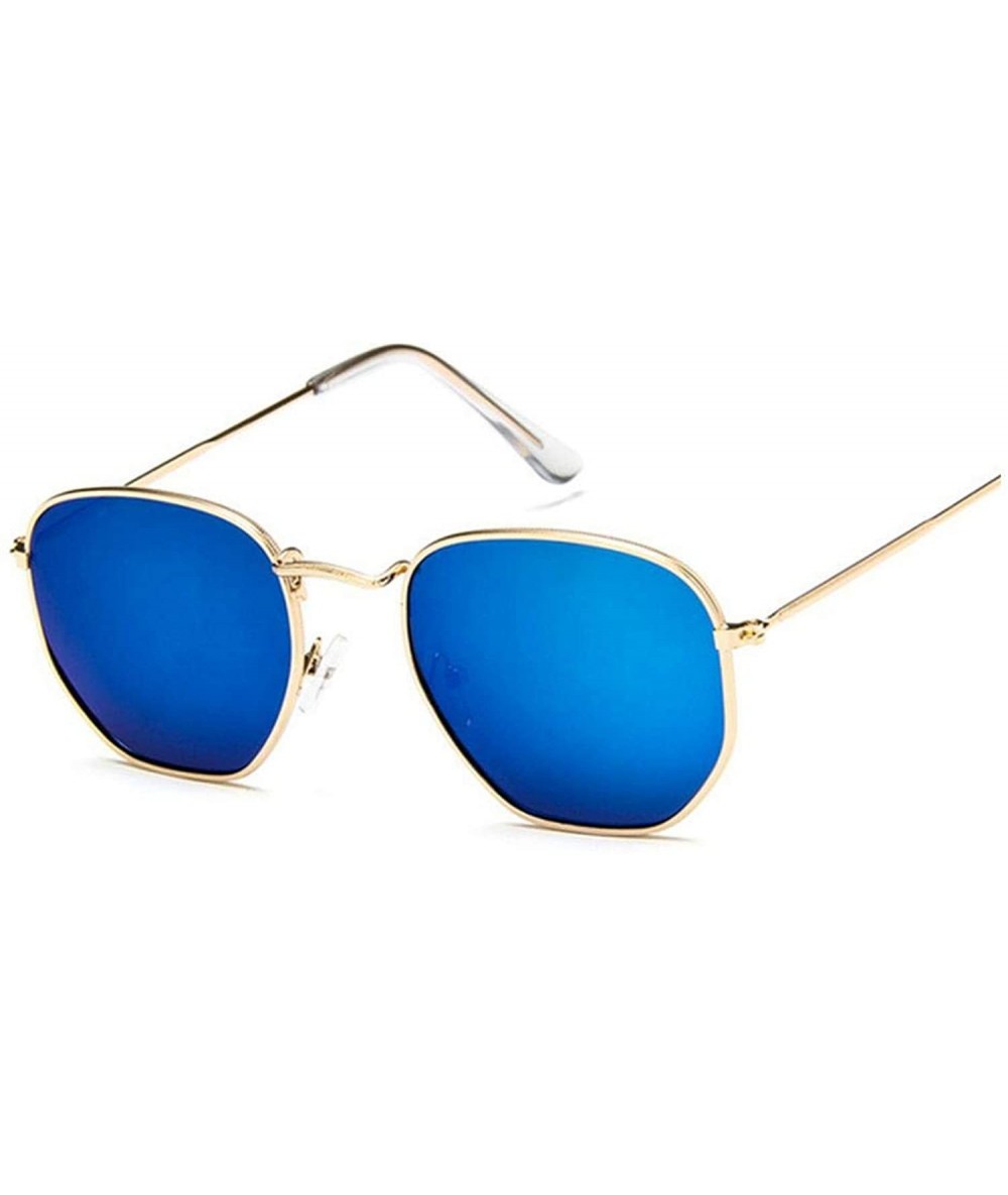 Square Polygonal Sunglasses Women Glasses Lady Luxury Retro Metal Sun FeVintage Mirror Oculos De Sol Feminino UV400 - CK199CL...