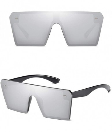Square Sunglasses Polarized Eyeglasses Protection Oversize - G - C11979RDQYZ $6.49
