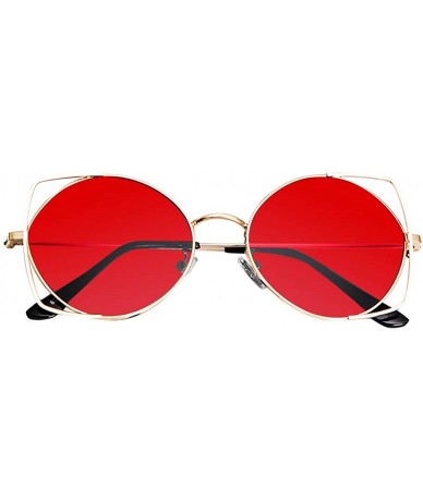 Cat Eye Fashion Cat Eye Sunglasses Lightweight UV400 Lens Sunglasses for Women - Red - CG1903XE2RQ $26.01