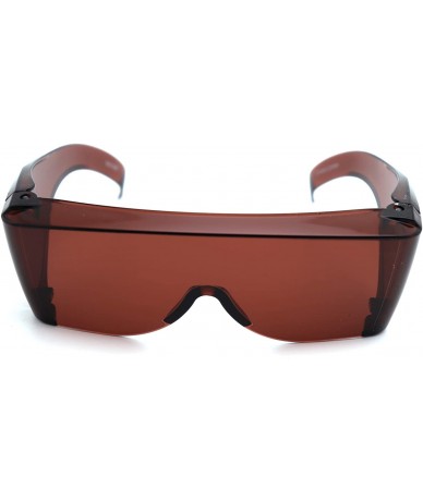 Wrap 1 Fit Over Wrap Around Sunglasses No Blind-spot Safety Glasses - Z1 Day Driving - CC18HY6SSO5 $9.35