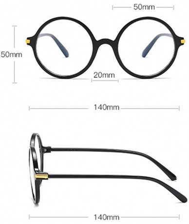 Square Unisex Eyeglasses Glasses College Blocking - Pink - CM196IEX796 $18.64