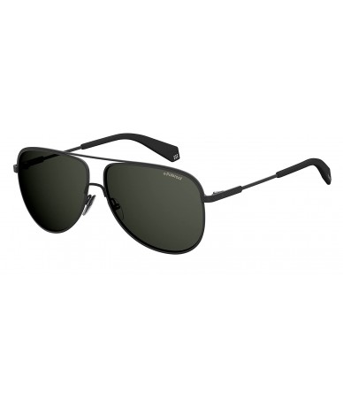 Aviator Men's Pld2054/S Aviator Sunglasses - Mtt Black - CN186XACN9K $49.24