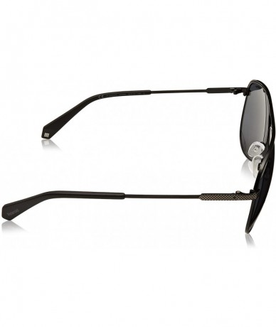 Aviator Men's Pld2054/S Aviator Sunglasses - Mtt Black - CN186XACN9K $49.24