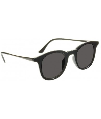 Oval Reader Sunglasses Men and Women Full Lens No Line Reading Sunglasses - Not Bifocal - Black - CS195HLY7QR $13.00