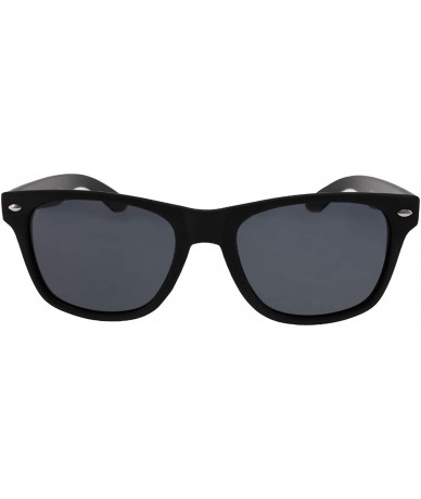 Square New York Encore Polarized Sunglasses - Tripleblack - CR196MQ90H3 $16.28