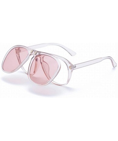 Goggle Retro Personality Flip Sunglasses Sunglasses Sunglasses Sunglasses - Style 5 - CQ18U9L8MCE $46.91