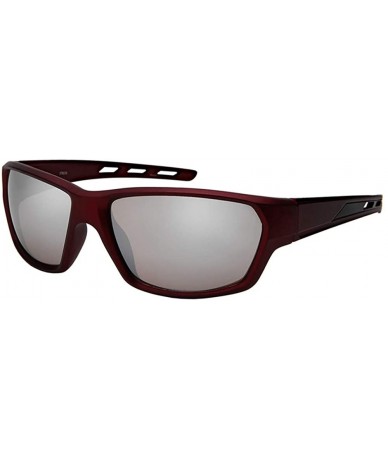 Sport Wrap Style Sport Sunglasses Men Women Mirrored Lens 570116MT - CG18LCXH2G7 $9.22