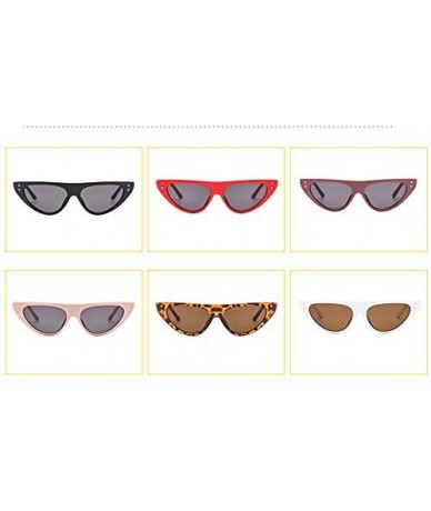 Cat Eye Vintage Polarized Cat Eye Sunglasses for Women Goggles Plastic Frame Glasses - Beige Frame + Gray Lens - C018S8W48UE ...