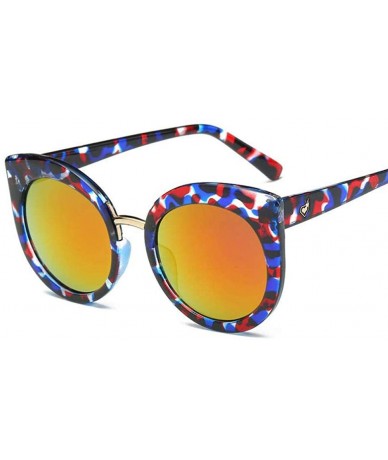 Goggle Goggles Brand Designer Vintage Sunglasses Oculos De Sol Men Women Round C2 - C2 - CD18YZT6R7H $8.34