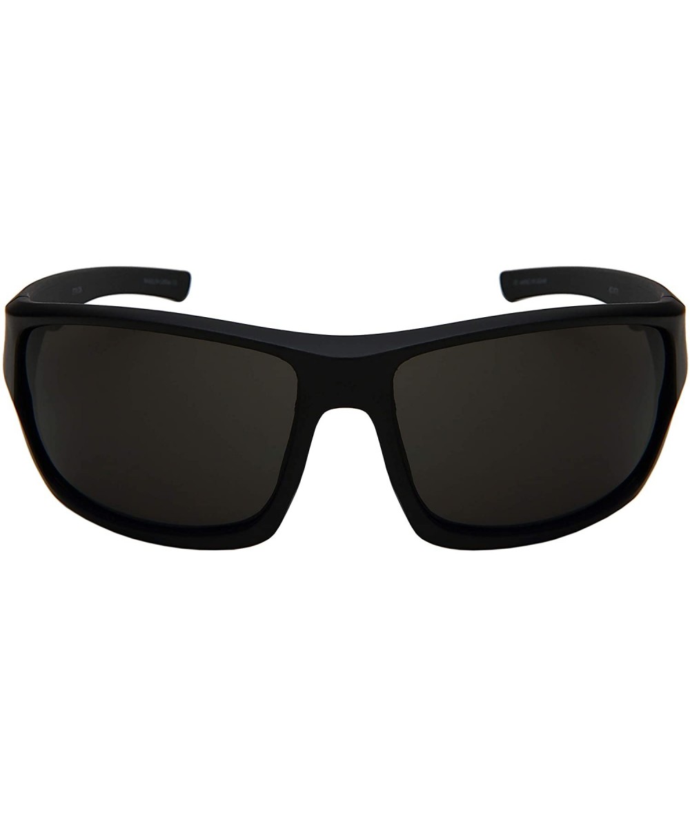 Polarized Sport Wrap-Around Style Sunglasses for Men Women Hiking