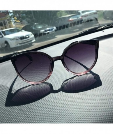 Goggle Sunglasses Cat Eye Women Men Sun Glasses Eyewear Eyeglasses Plastic Frame Clear Lens UV400 Shade Driving - C1 - CM1985...