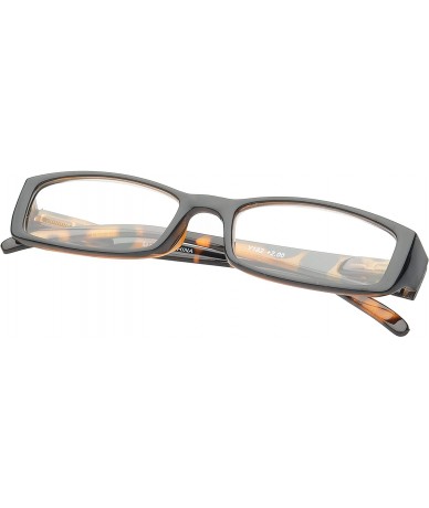 Round 'Brion' Rectangle Reading Glasses - Leopard-1.00 - CC11P2VKN1Z $20.66