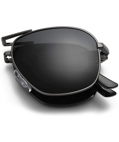 Oval Cool Polarized Sports Sunglasses for Men (Style S-Large) Silver - CR196M4XMKL $11.15