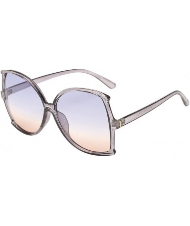 Rectangular Irregular Fashion Sunglasses Multicolor - Multicolor D - CO18EQESAR9 $10.38