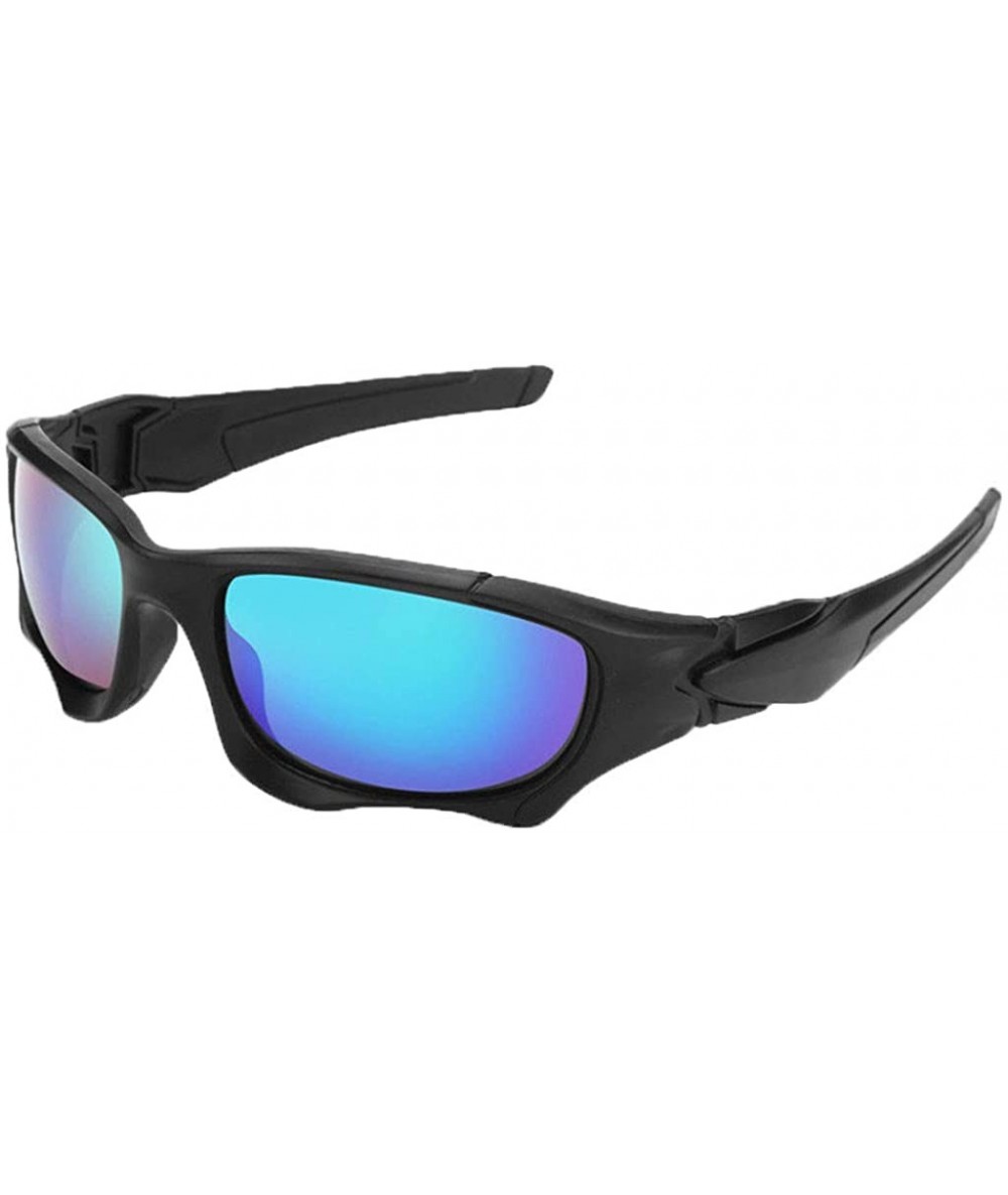 Goggle Polarized Sunglasses Lightweight Frame UV400 Lens Glasses- Goggle - A - CK1903ZT58R $10.66