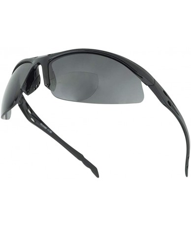 Wrap Sunglass Stop Half frame Sunglasses Strength - CS12KRXGU73 $18.84
