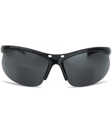Wrap Sunglass Stop Half frame Sunglasses Strength - CS12KRXGU73 $7.74