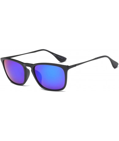 Goggle Men Classic Retro Vintage Rectangular Mirrored UV Protection Outdoor Driving Hiking Fashion Sunglasses - CL18WTI8X8M $...