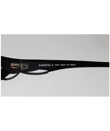 Rectangular 7121k Womens/Ladies Designer Full-rim Gradient Lenses Sunglasses/Eyewear - Black - CH11BOKH0SH $40.42