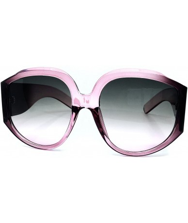 Oversized 8136 Premium Oversize XXL Fashion Retro Vintage Womens Mens Brand Designer Style Sunglasses - Purple - CD18EL374Q0 ...