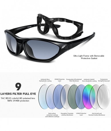 Goggle Polarized Sports Sunglasses for Men Women Youth Motorcycle Safety Driving Riding Military Goggles TAC Glasses - C618RN...