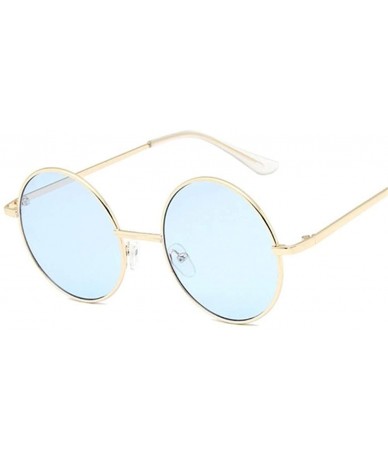 Circular Sunglasses Unisex Retro Vintage Metal Frame Round Glasses Uv400 Fashion 