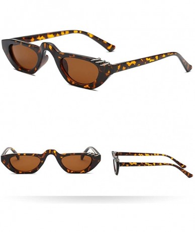 Sport Women Man Fashion Vintage Small Frame Sunglasses Unisex Retro Polarized Eyewear - B - C018TO67KCK $9.52