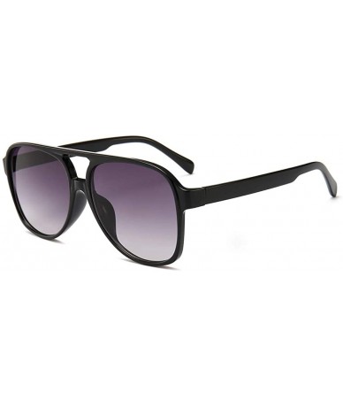 Aviator Classic Aviator Sunglasses - 100% UV Protection - Black - CZ18HS379GM $26.94