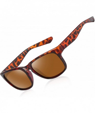 Oversized Fashion Oversized Sunglasses for Men - Retro Womens Lightweight Sunglasses Polarized E8942 - Leopard - CE18GLUMNDM ...