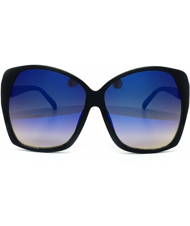 Sport 7206 Premium Oversize XXL Mirror Women Fashion Retro Sunglasses - Oversized - CW1854NG424 $18.00