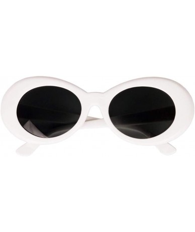 Oval 3/Set Vintage Oval Clout Goggles Glasses Novelty Party Sunglasses Women Men - CV18X6EUUZH $13.69