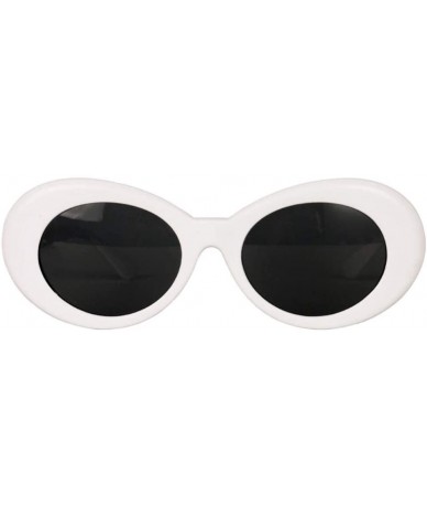 Oval 3/Set Vintage Oval Clout Goggles Glasses Novelty Party Sunglasses Women Men - CV18X6EUUZH $13.69