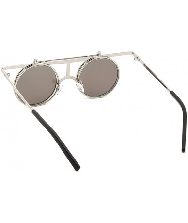 Round Vintage Polarized Sunglasses Fashion Cat Eye Sun Glasses for Driving Fishing Outdoor Sun Eyewear Women/Men - CM18EO672U...